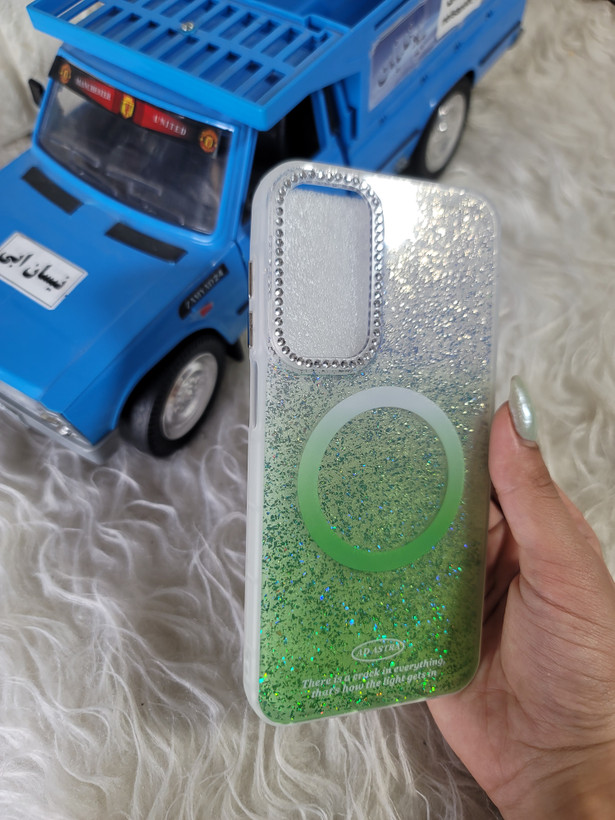 قاب گوشی سامسونگ a15 طرح مگسیف رزین نگینی