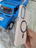 قاب گوشی سامسونگ a15 طرح مگسیف چرم صورتی