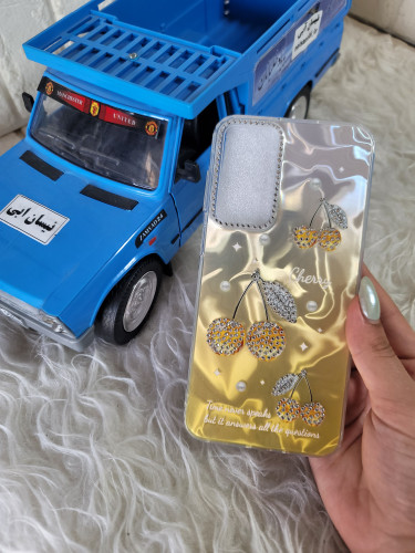 قاب گوشی سامسونگ a15 طرح آلبالویی نگینی