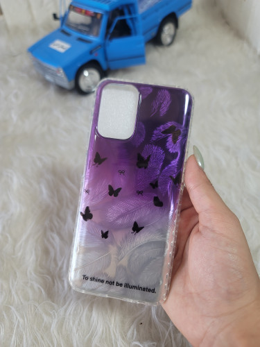 قاب گوشی شیائومی not 10 4g طرح imd بنفش پروانه ای