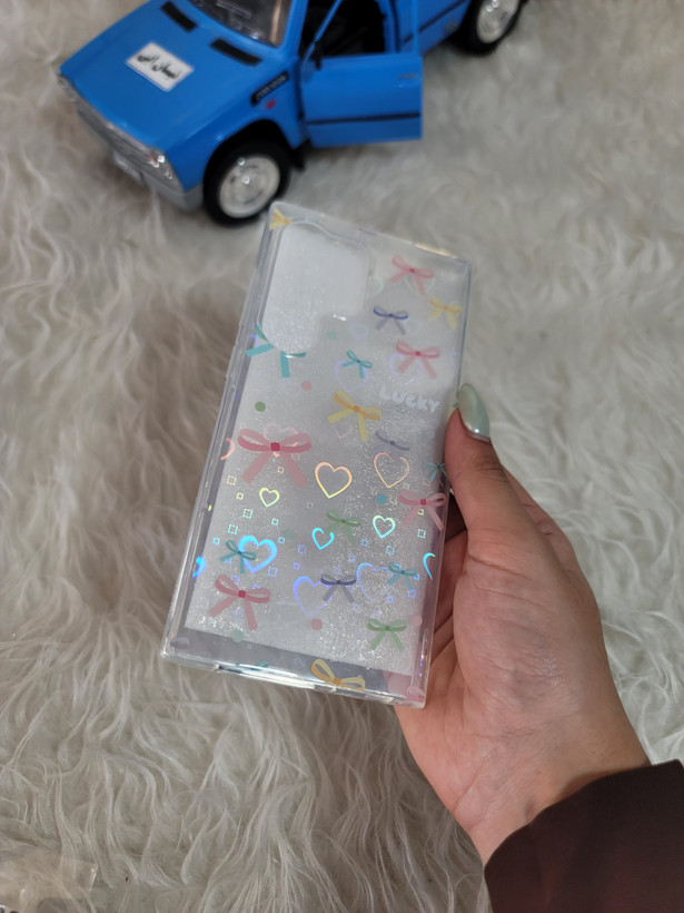قاب گوشی سامسونگ s24 ultra طرح شفاف پاپیونی