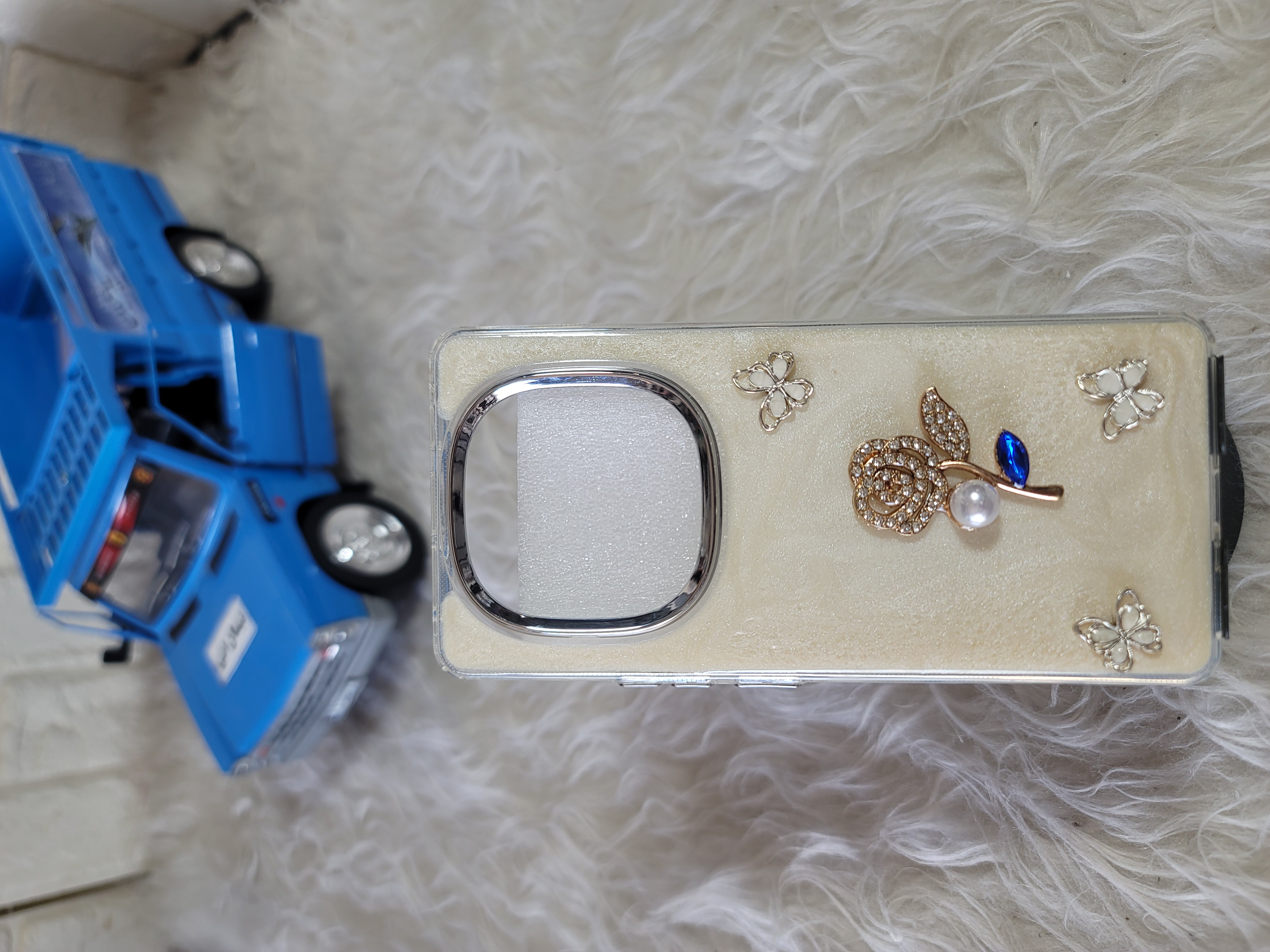 قاب گوشی شیائومی note 14 pro 4g طرح رزین برفی