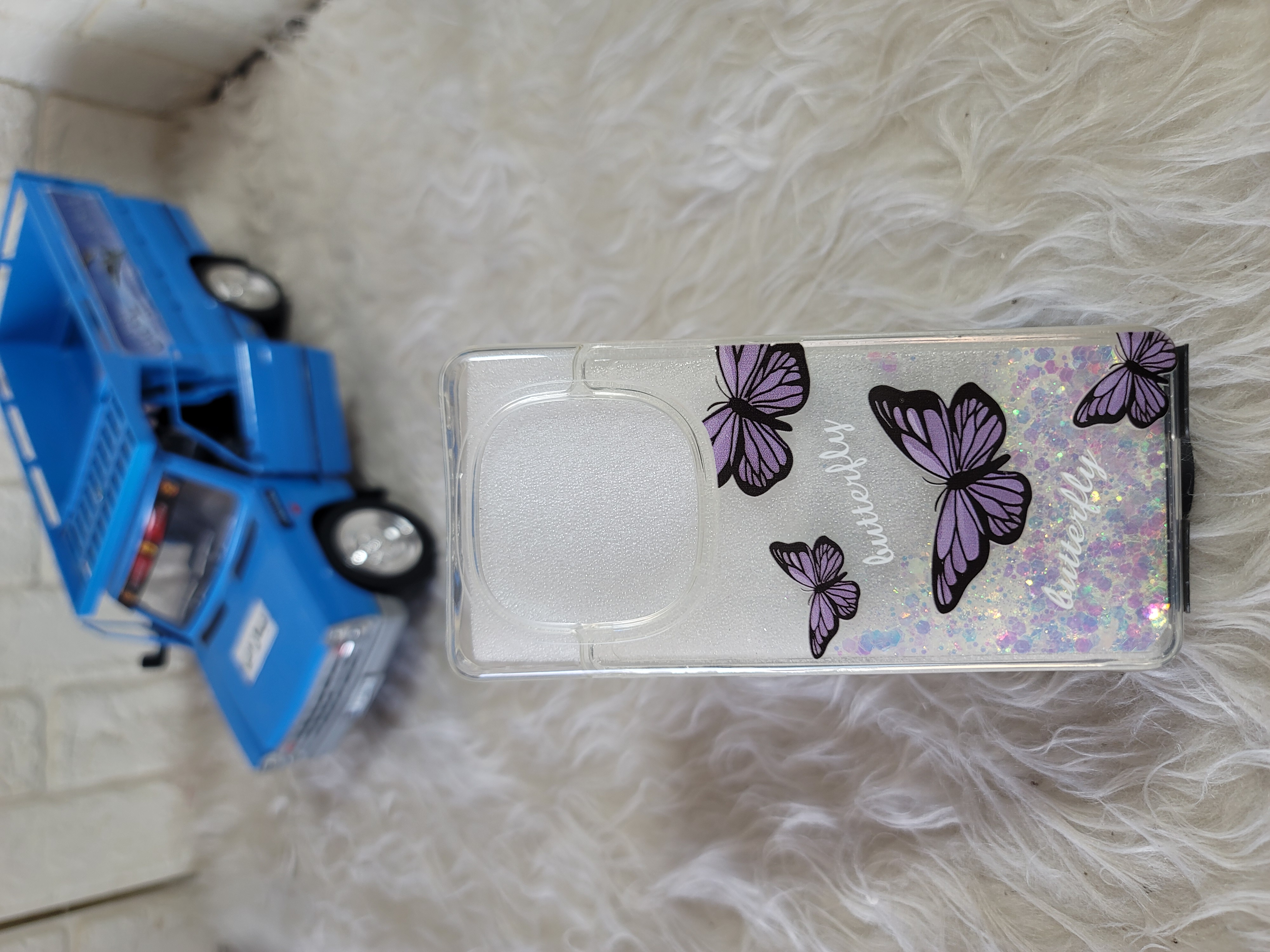 قاب گوشی شیائومی note 14 pro 4g طرح اکواریومی پروانه ای