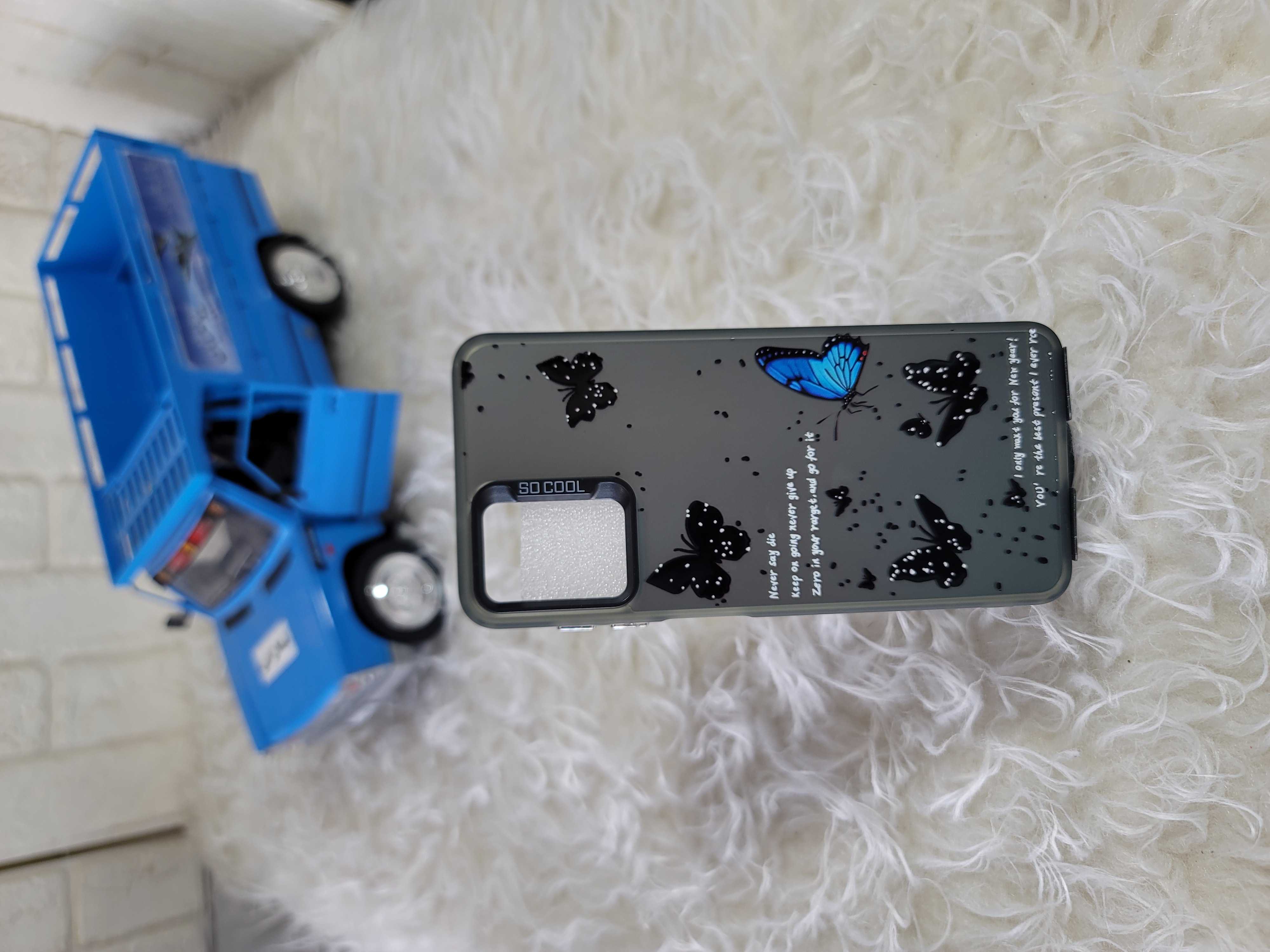 قاب گوشی سامسونگ a12 طرح سوکول پروانه ای (شعبه ۱ اومال)