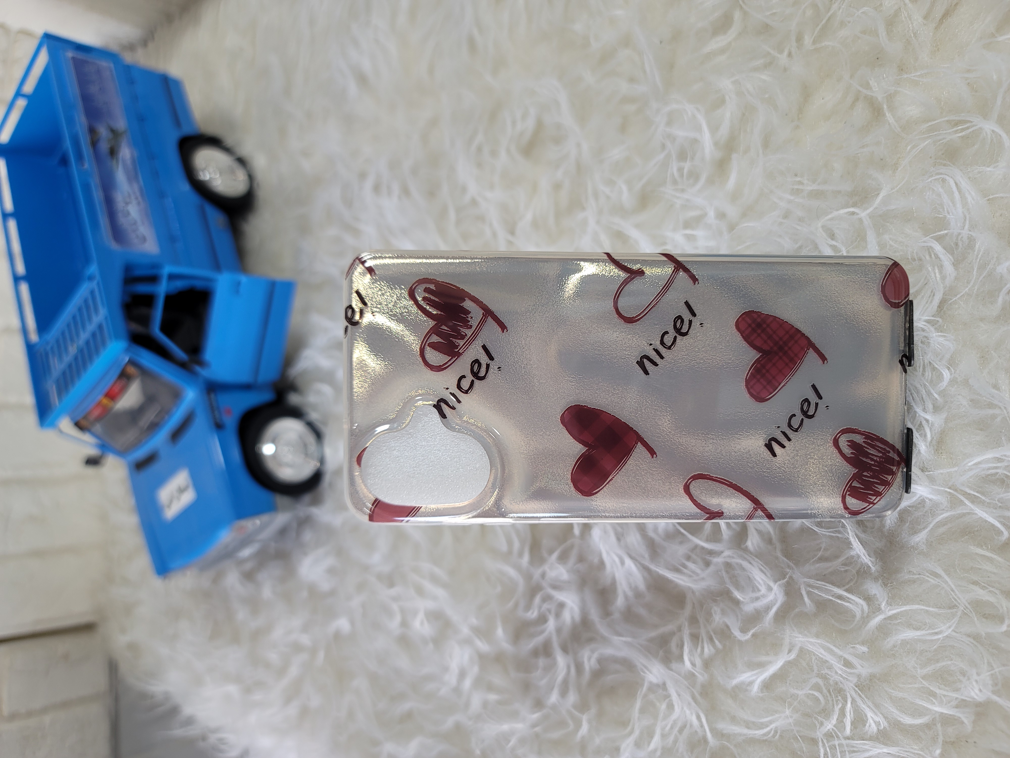 قاب گوشی سامسونگ a07 طرح قلب قهوه ای (شعبه ۱ اومال)