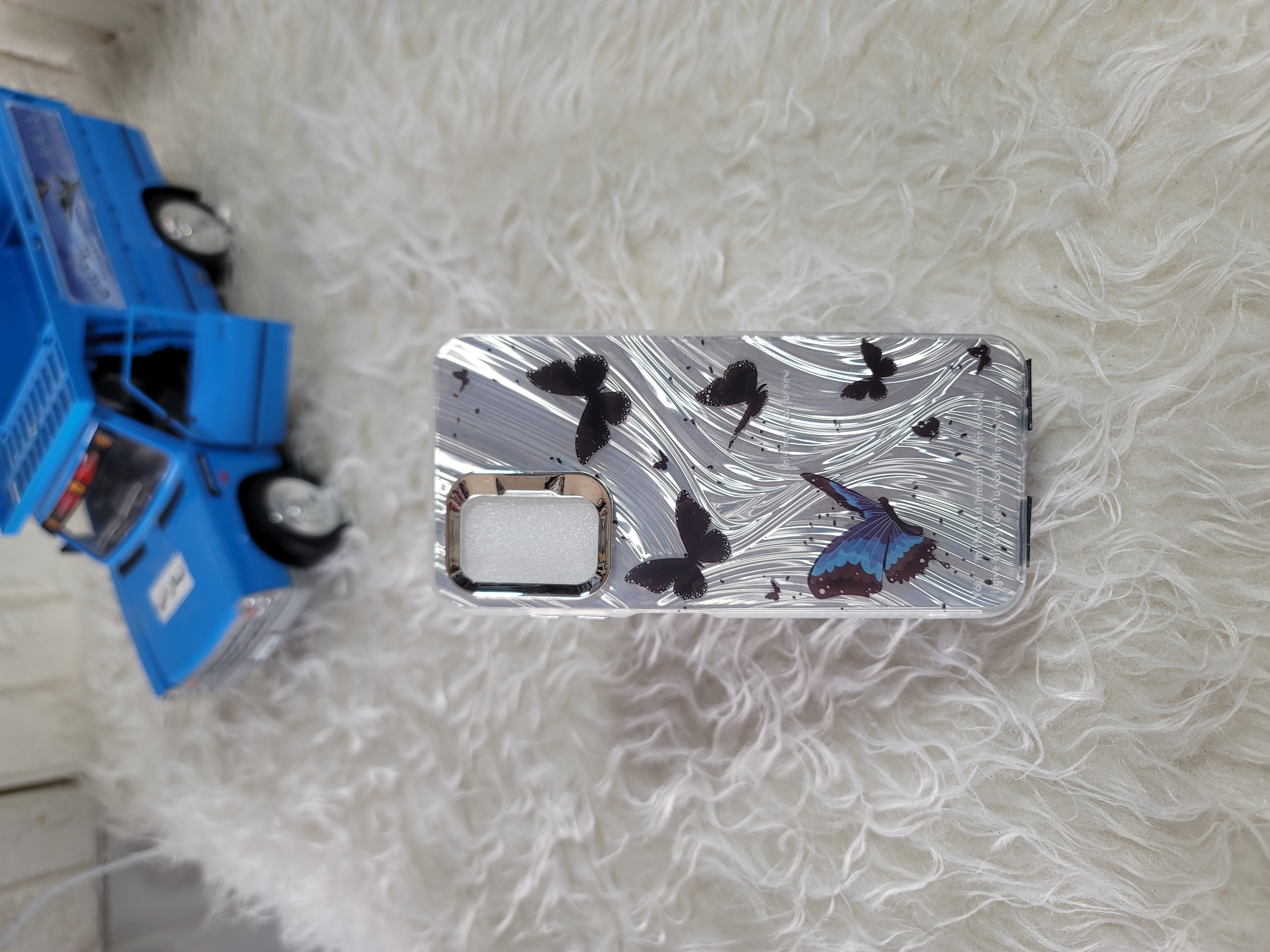 قاب گوشی سامسونگ a13 طرح براش پروانه ای (شعبه ۱ اومال)